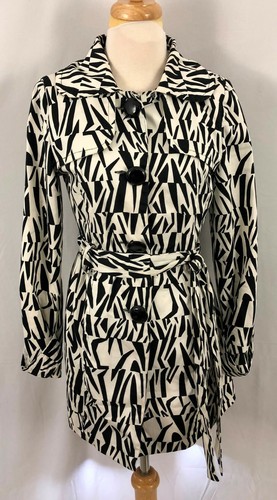 Luii womens coat black white - luii,